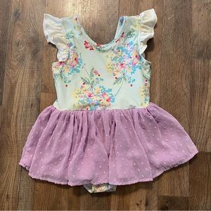 Cheeky Plum Farrah leotard 6Y